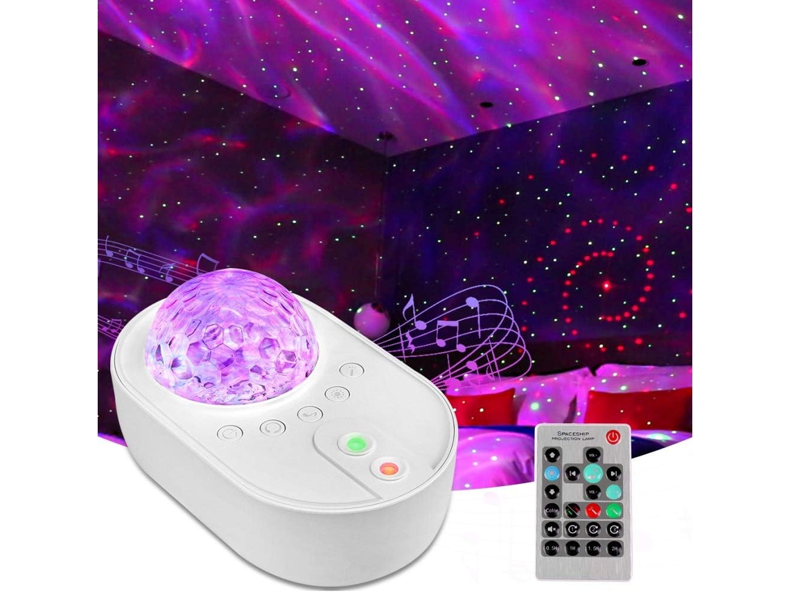 Projetor Oceano com Céu Estrelado, Galáxia, Luz Noturna AQUAFORGE