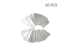50 Etiquetas De Alumínio Para Plantas De Jardim, 82 X 25 Mm, Para Uso Externo.