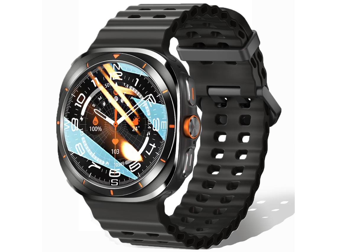 (preto) Smartwatch Com Gps, Nfc E Função De Chamada Bluetooth, Bússola