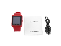 Relógio inteligente Red Ly Ebike Bluetooth com alarme anti-perda e tela sensível ao toque para smartphones