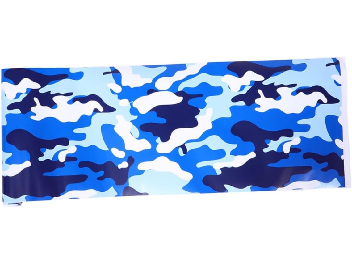 Película adesiva de PVC camuflada para envelopamento de carros, adesivo sem desperdício.