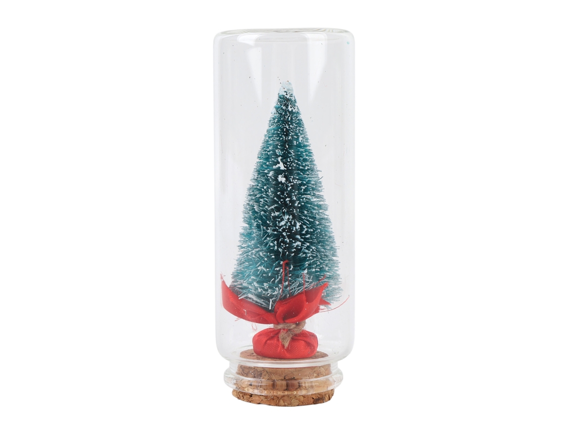 Mini Árvore de Natal de Crochê com Fita | S/MARCA