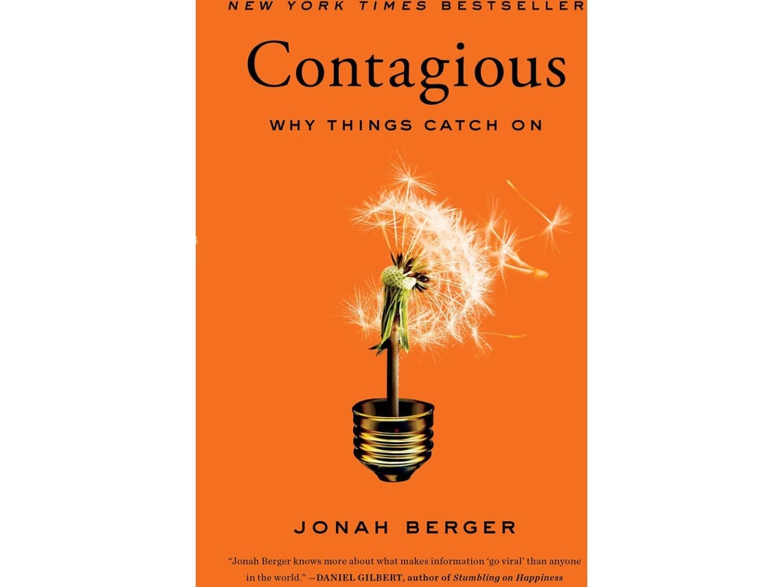Livro Contagious de Jonah Berger (Inglês)