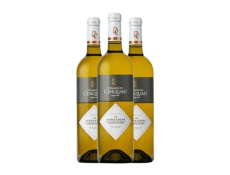 Vinho branco DOMAINE DU CINQUAU Sensations Seco Jurançon (0.75 L - 3 Unidades)
