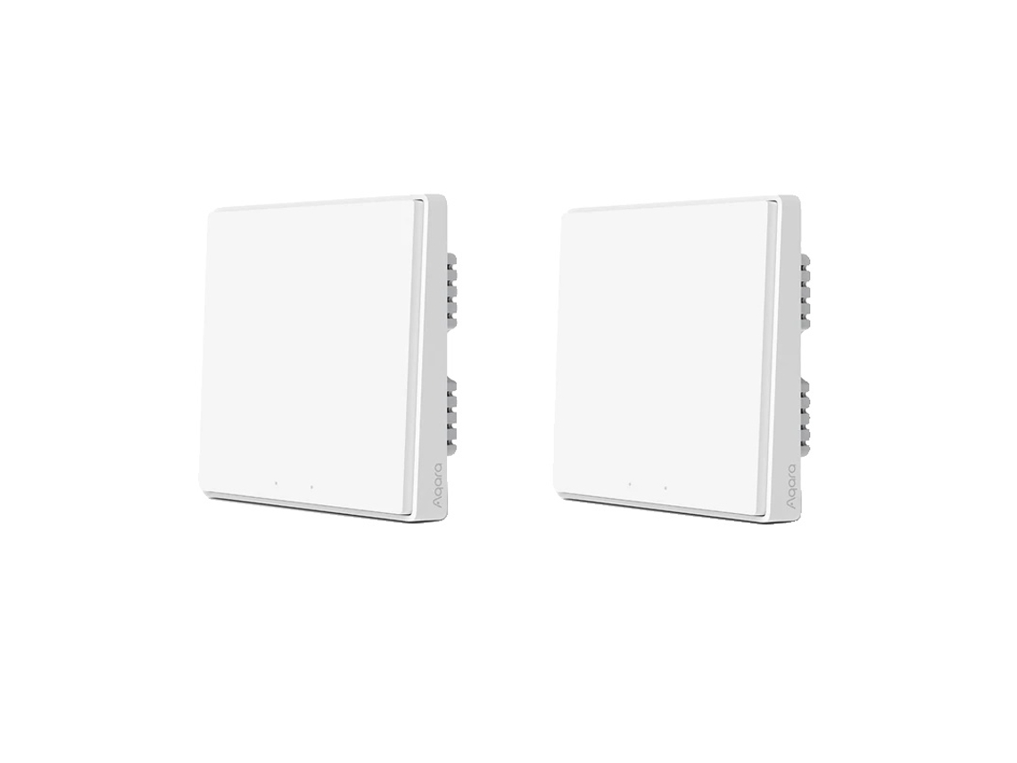 Interruptor de Parede Inteligente Sem Necessidade de Neutro Tecnologia Sem Fio Zigbee 2X Sem Neutro 1 Tecla Oem