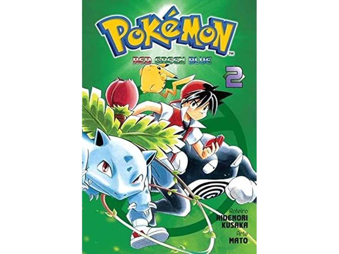 Livro Pokemon Red Green Blue Vol.2 de Hidenori Kusaka (Português)
