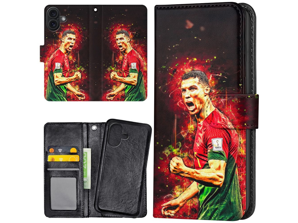 Capa Carteira Para Iphone 17/capa Ronaldo