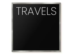 Magnetic Glass Board Travels For The Hall Espelharte (50x50 Cm)
