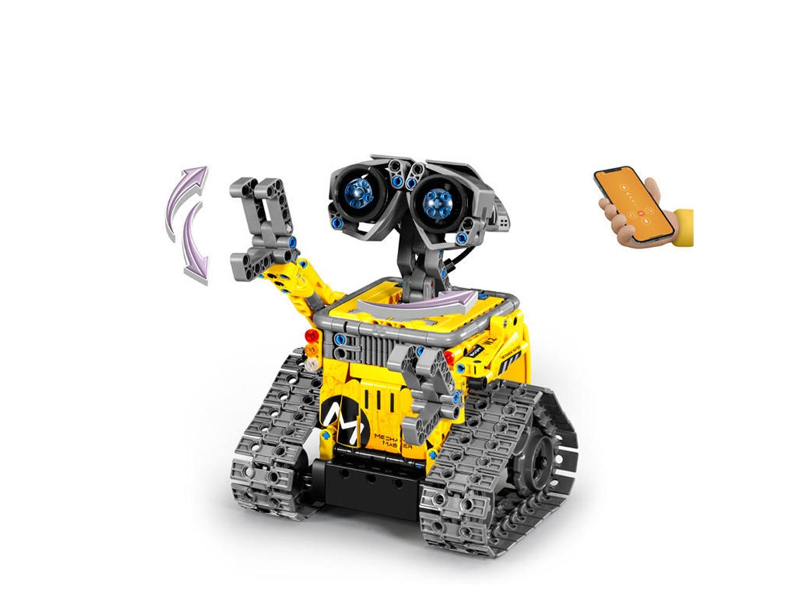 Carro de Corrida Robô Técnico 3 em 1 2.4ghz 4ch com Controle Remoto, Blocos de Montar Stem, Brinquedo Ideal para Crianças. MDUG