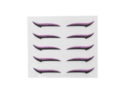 Stickers De Eyeliner Reutilizáveis Autoadesivos Coloridos Para Festas, Casamentos, Halloween E Maquiagem Diária