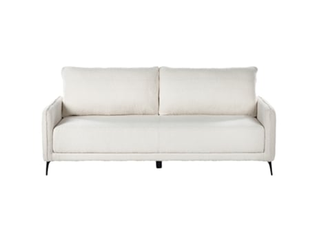 Sofá-cama BELIANI Heming de Bouclé Branco 200x90x88