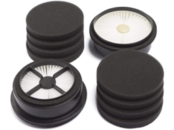 Kit De Filtro E Espuma Compatível Com Aspirador Pó F44 Da Dirt Devil.