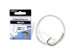Pacote de 8 Líderes ZEBCO Trophy Worm 0,25Mm 70Cm 8