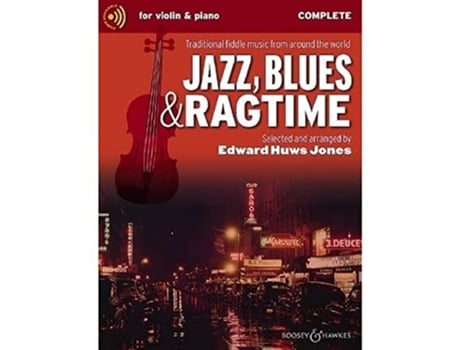 Livro Jazz, Blues and Ragtime de Huws Jones e Edward (Inglês)