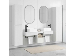 Vidaxl Conjunto De Móveis Para Banheiro 5 Unid. Branco