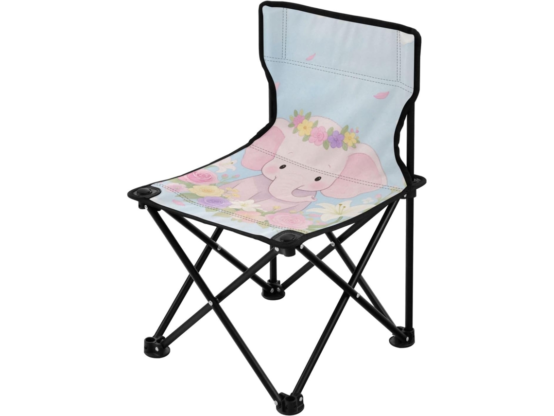 Cadeira de Camping Alipis em nylon, tecido, aço, Pe, dobrável, leve, resistente para camping