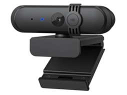 Webcam USB para PC, Plug & Play, sem distorção, bate-papo, videochamada, conferência, streaming, Bestvite (preto)