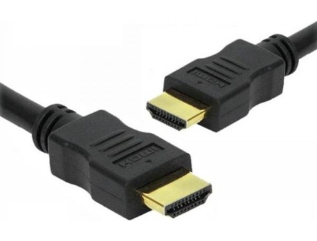 Cabo Hdmi Dourado Macho / Macho 2.0 4k Preto 3m