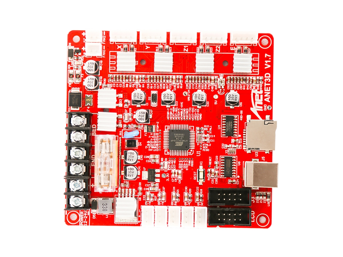 Placa mãe Principal A1284 para Impressora 3d Anet A6 Diy Reprap Prusa I3 com Motor de Passo e Extrusor