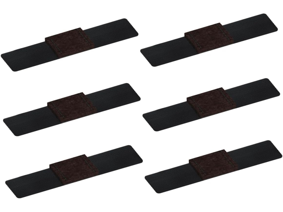 Holibanna Conjunto De 6-protetores Feltro Com Velcro Para Pés Cadeiras E Pisos Design Envolvente
