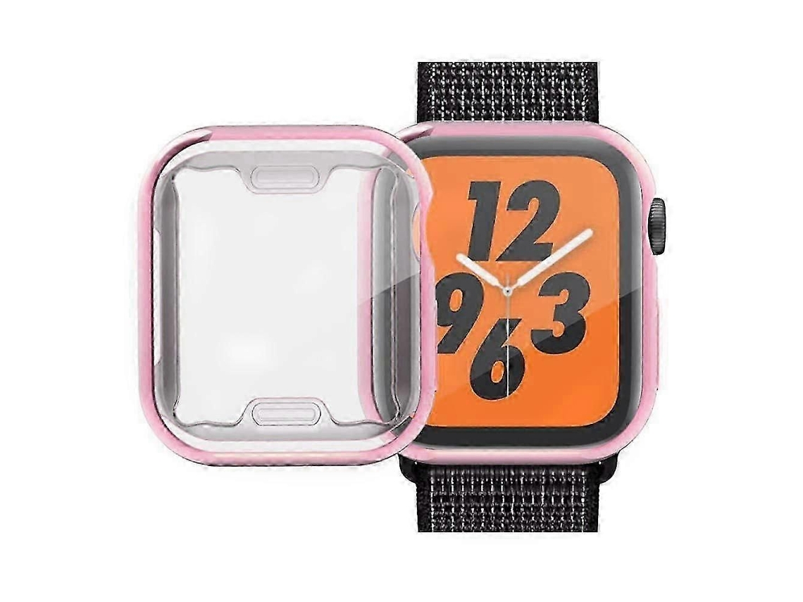 Capa De Tpu Com Revestimento Eletroplástico E Protetor De Tela Para Smartwatches Compatíveis De 38 Mm.