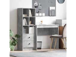 Vidaxl Mesa Cinzento 125,5 X 40 X 127 Cm 2 Unid.