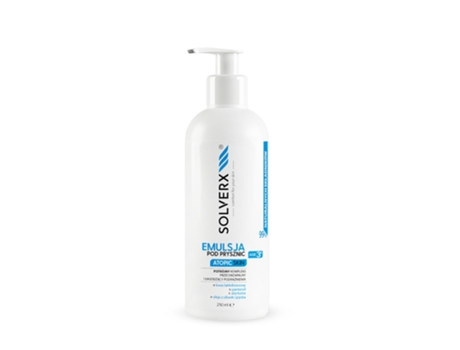 Emulsão de banho Solverx para pele atópica, 250 ml