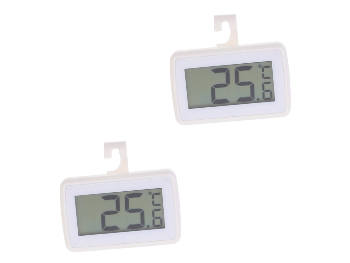 Lurelia Termómetro Digital, 2 Unidades, Para Frigorífico E Congelador, Visor Fácil Leitura, Impermeável, Celsius/fahrenheit