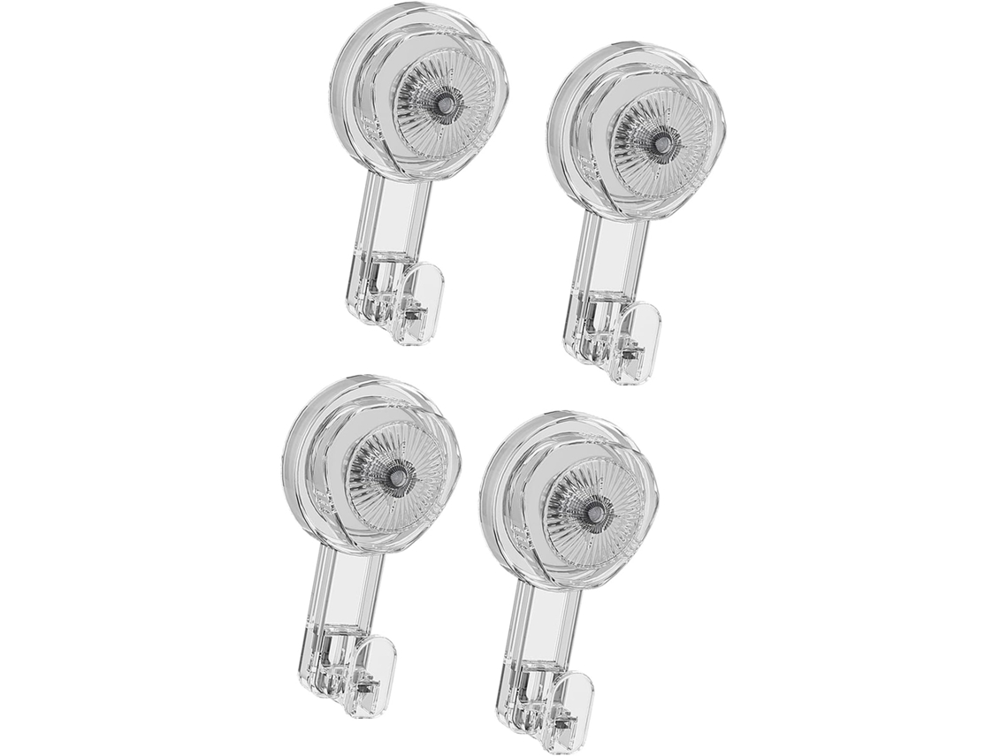 Conjunto De 4-cabides Parede Resistentes Com Ventosa, Multiuso, Para Banheiros E Cozinhas, Ideal Para Toalhas E