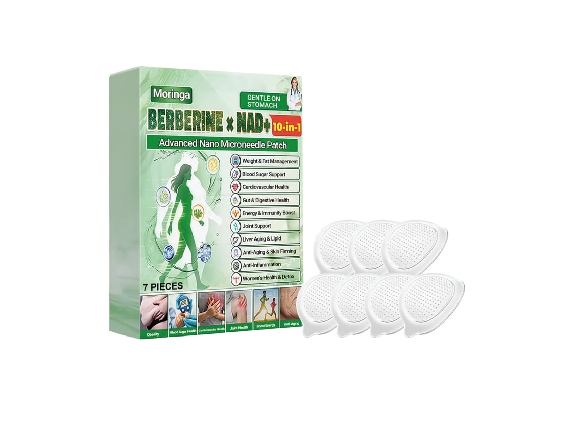 Parche Corporal Moringa: Leve, Confortável e Ideal para Pele Sensível LAXISCREED