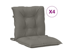 Lowback Chair Cushion, Lowback Chair Cushions Vidaxl Cinzeto Tecido (100 X 50 X 7 Cm)