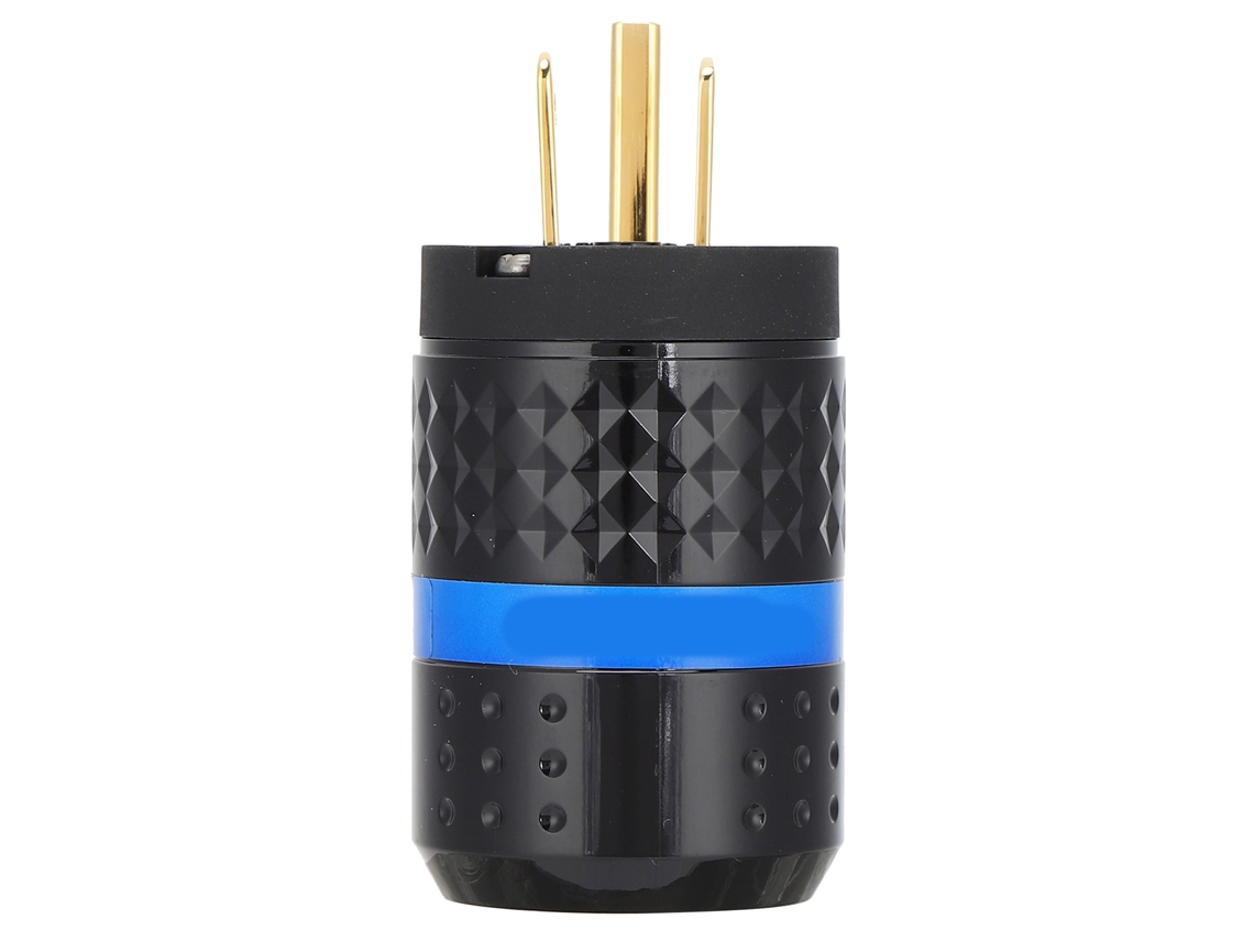 Mali plug de Energia Monosaudio M102g de Cobre Puro com Platina de Ouro 24k para Áudio Profissional