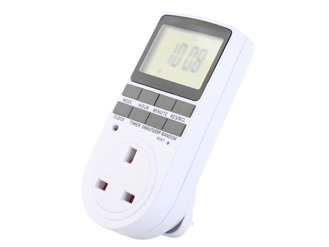 Laxiscreed Interruptor De Tomada Com Temporizador Inteligente, 10 Programações E Tela Lcd Ampla