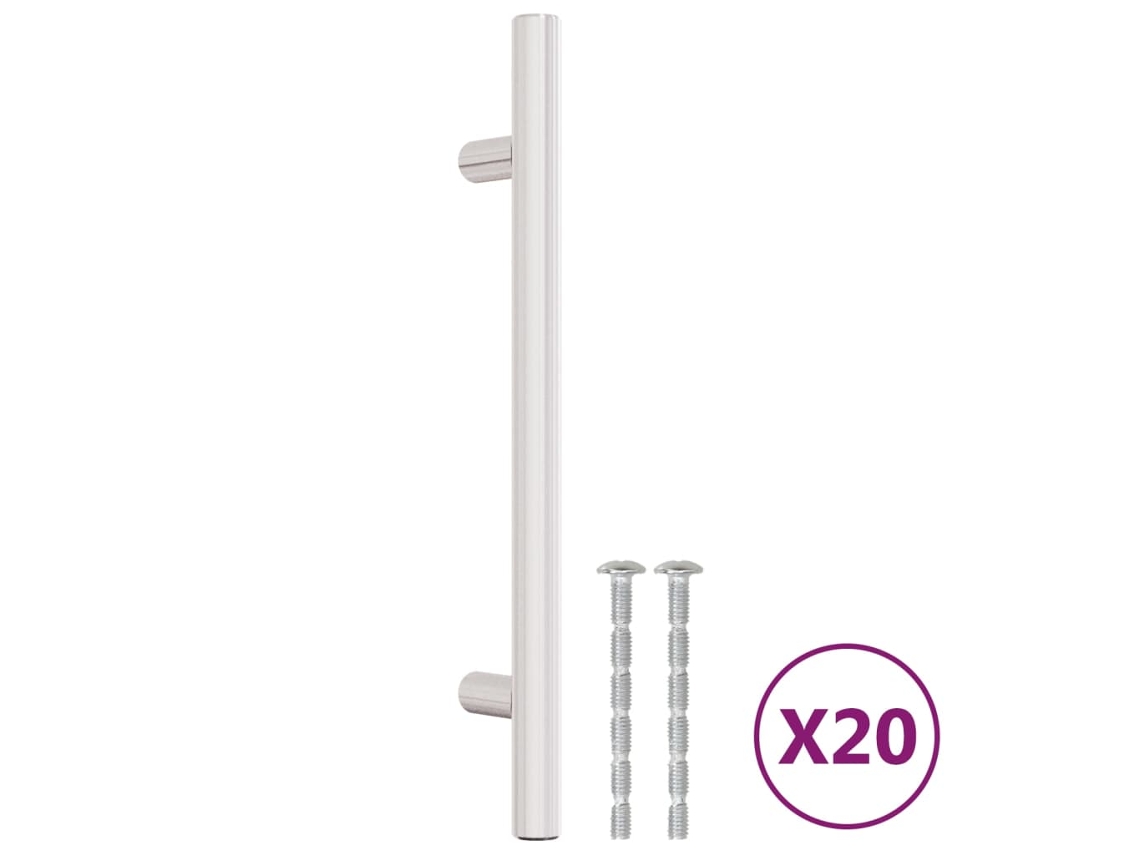 Cabinet Handle, Cabinet Handles Vidaxl Prateado Aço Inoxidável (128 Mm)