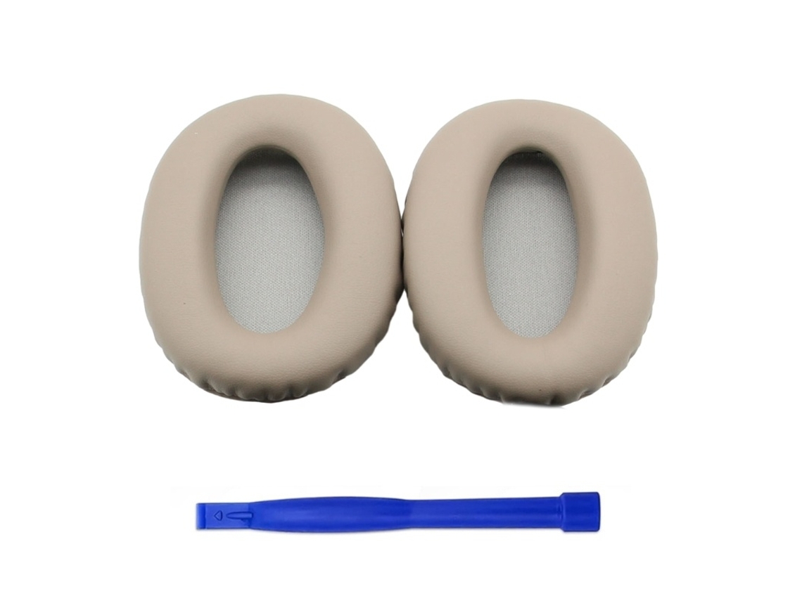 Capa protetora Lurelia para fones de ouvido Sony WH-1000XM3, com revestimento em couro sintético, preta, 1 par.