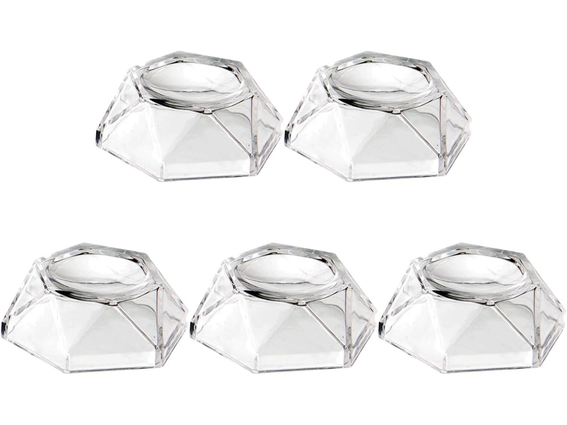 Base De Acrílico Para Exibição Esferas Cristal Doitool, 5 Peças, Suporte Para Coleções, Bolas De Cristal E Espécimes