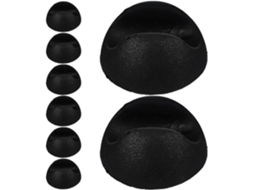 Pretyzoom 8-almofadas Hemisféricas Antiderrapantes Pretas Em Pvc Para Móveis, Fáceis De Instalar Para Maior Estabilidade