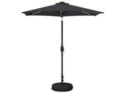 Vidaxl Guarda-sol De Jardim Com Luzes Led 230 X 230 Cm Poliéster