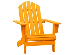 Garden Chair, Garden Chairs Vidaxl Laranja Madeira (n/a)