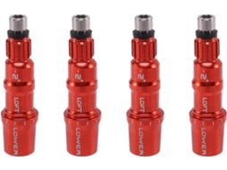 4x 335 Rh Golf Adapt Sleeve para Sim, M1, M2, M3, M5, M6 Driver Personalizado Vermelho SFUSHOS