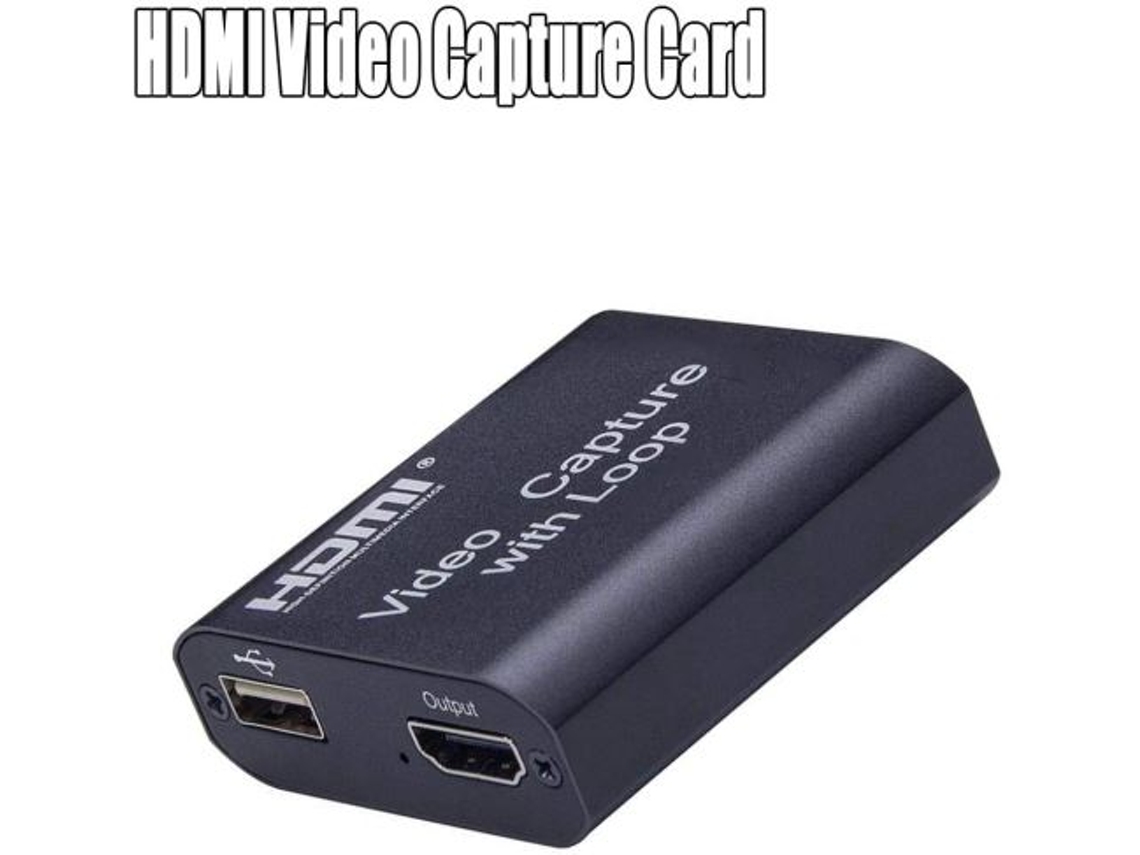Placa De Captura De Vídeo Hdmi, Dispositivo De Captura De Vídeo 4k 1080p Slowmoose