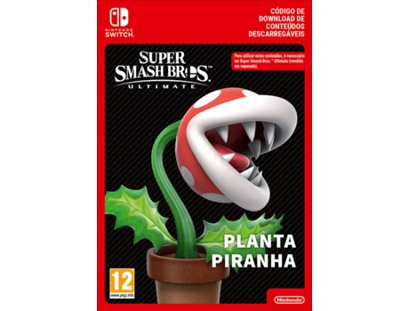 Cartão  Switch Super Smash Bros Ultimate - Piranha Plant (Formato Digital)