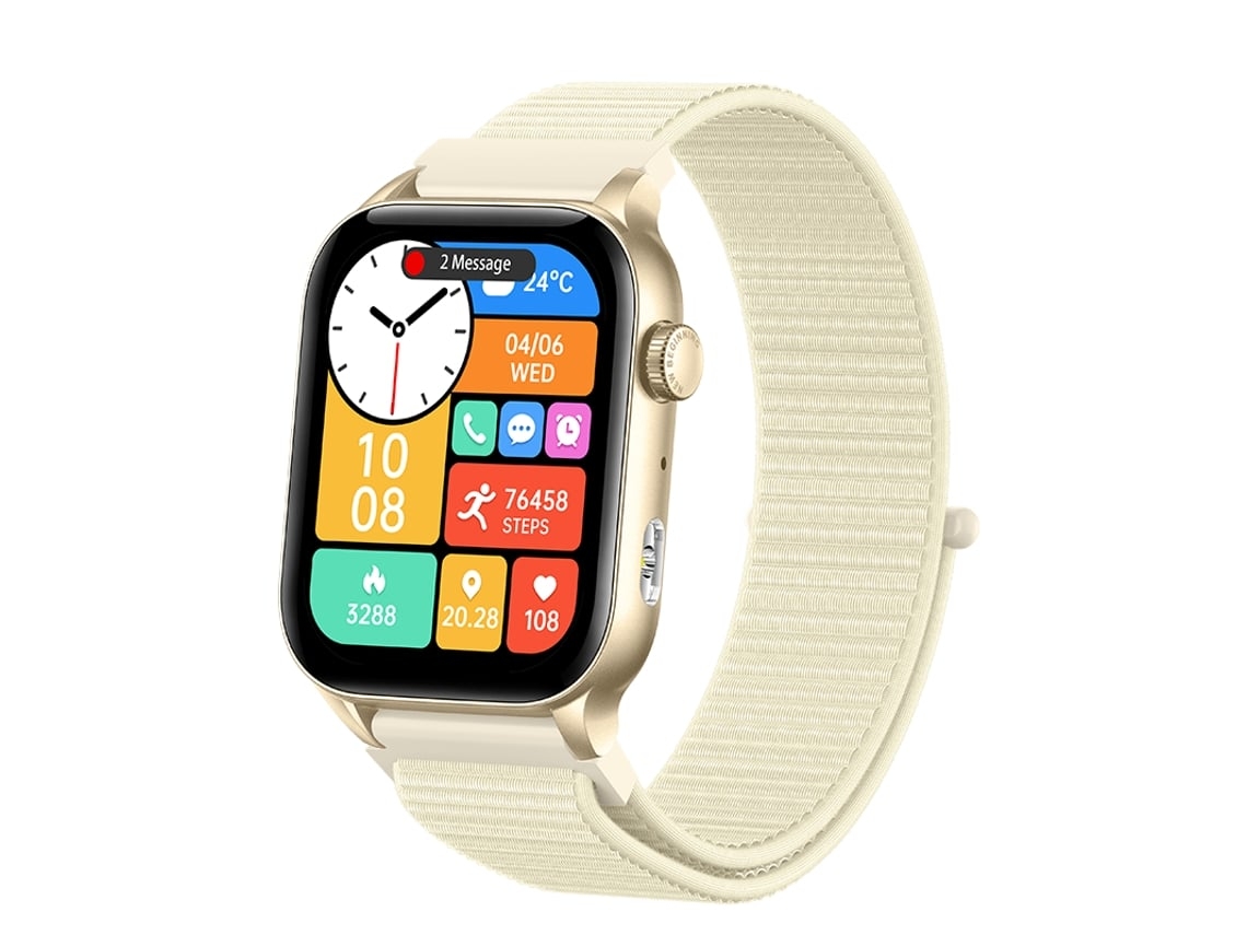 Kr86 Smartwatch Bluetooth Chamando Inteligência Artificial Assistente De Voz Meio Dia Resto Noite Monitoramento Do Sono Alça De Tecido Ou Yunzii