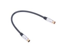 Cabo Coaxial Conector Macho Fêmea Sinal De Tv
