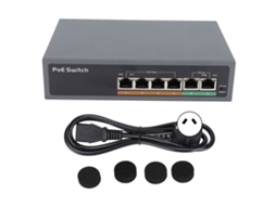 Switch Poe Inteligente LAXISCREED 4+2 Portas 65w