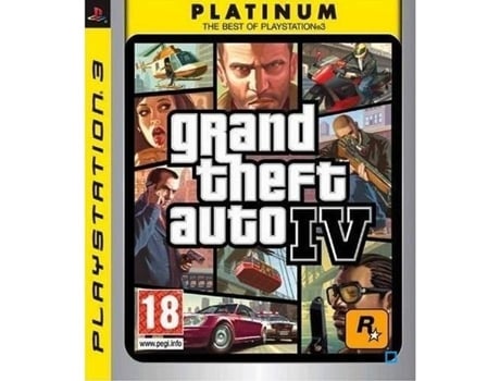 Jogo de Console Gta Iv Platina / Ps3
