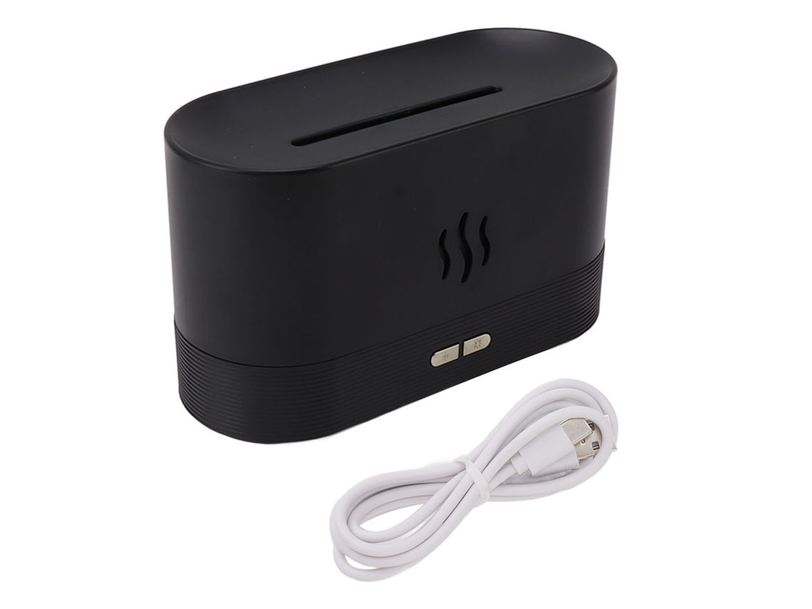 Difusor de Óleos Essenciais Sem Ruído 180ml com Luz Led Colorida e Automático Usb LAXISCREED