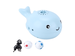 Brinquedo de Banho Baleia Usb Carregável Azul para Crianças