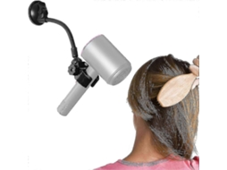 Suporte Ajustável do da Secadora de Cabelo, Cabelo Rotação 360 ​​graus com Braço P Osicionável e Ventosa, Sup GOKOCO
