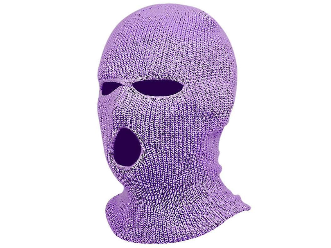 Máscara Balaclava Unissex Quente de Inverno com 3 Furos BRILVIBERA